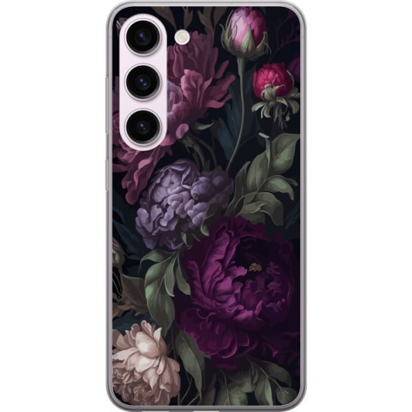 Samsung Galaxy S23 Gjennomsiktig deksel Blomster