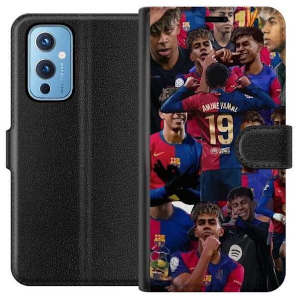 OnePlus 9 Tegnebogsetui Lamine Yamal mobilcover til fodboldfans
