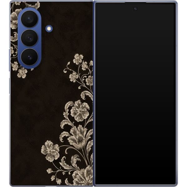 Kompatibelt Mobildeksel til Samsung Galaxy Z Fold7 Midnattsbotanikk svart