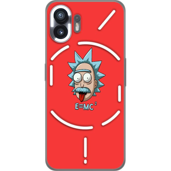 Nothing Phone (2) Gjennomsiktig deksel E=MC2 Rick and Morty