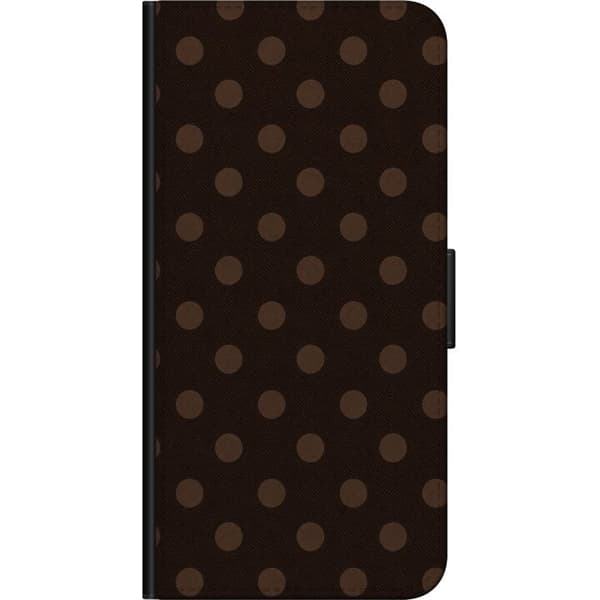 Kompatibelt Plånboksfodral till Samsung Galaxy A20s Mocha Dots brun