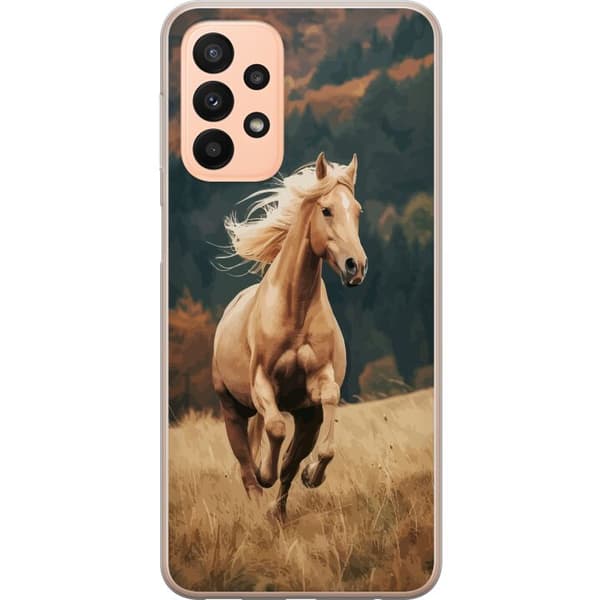 Kompatibelt Mobilskal till Samsung Galaxy A23 Springande Häst