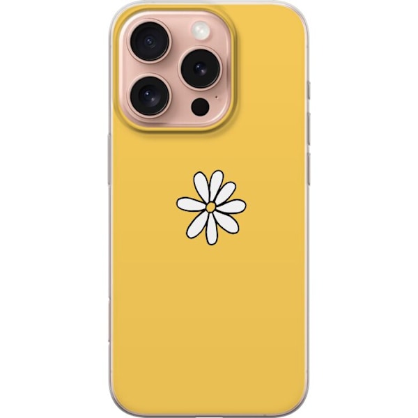 Apple iPhone 16 Pro Läpinäkyvä kuori Daisy Orange