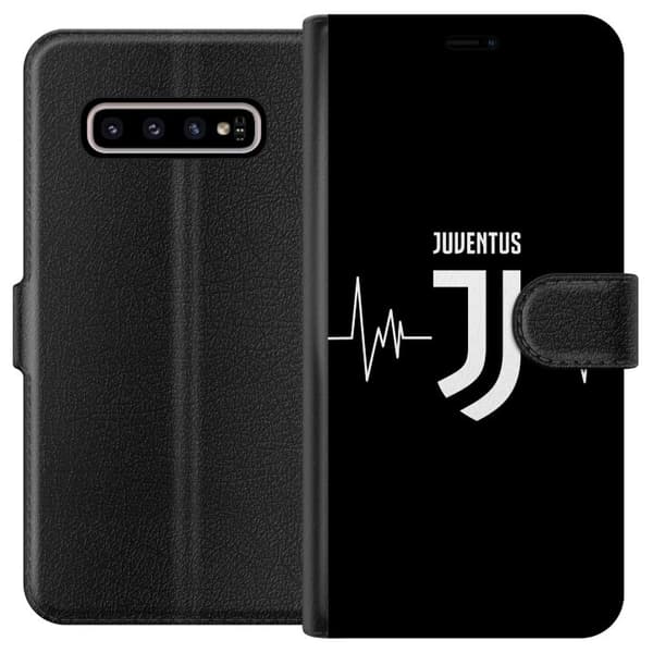 Kompatibel Tegnebogsetui til Samsung Galaxy S10+ Juventus