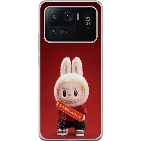 Xiaomi Mi 11 Ultra Läpinäkyvä kuori Pop Mart The Monsters Labubu Onnea Vinyl Nukke