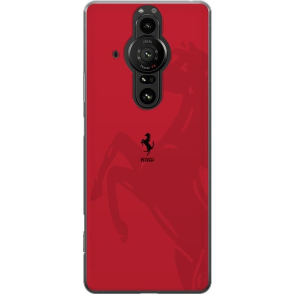 Sony Xperia Pro-I Gennemsigtig cover Ferrari