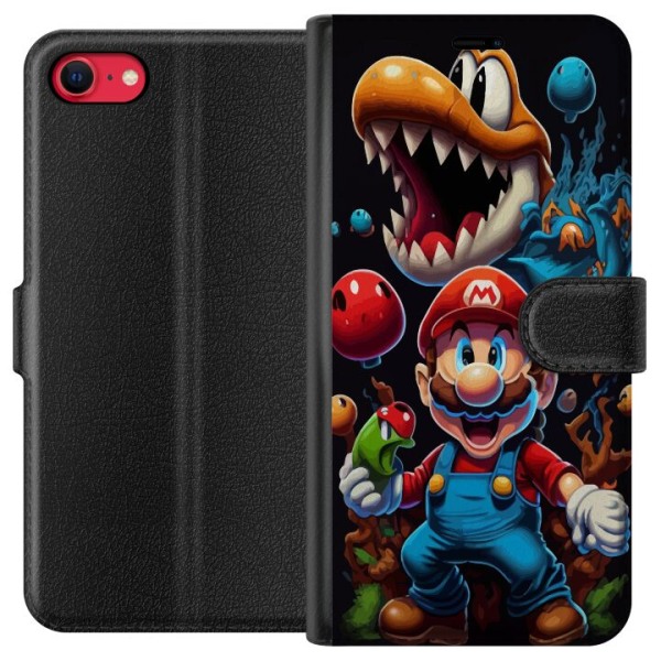 Apple iPhone SE (2020) Plånboksfodral Super Mario
