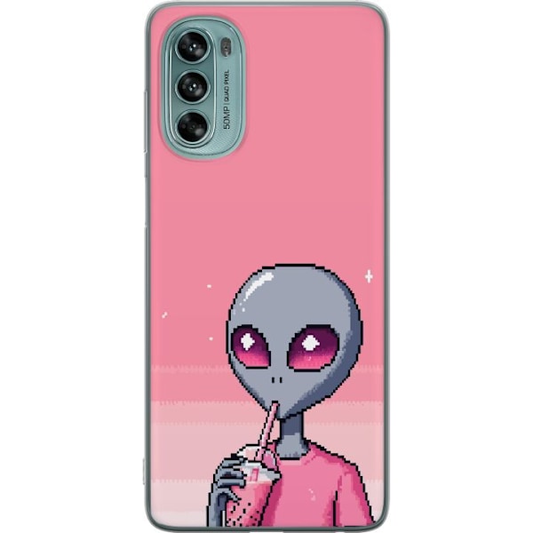 Motorola Moto G62 5G Gennemsigtig cover Alien Smoothie