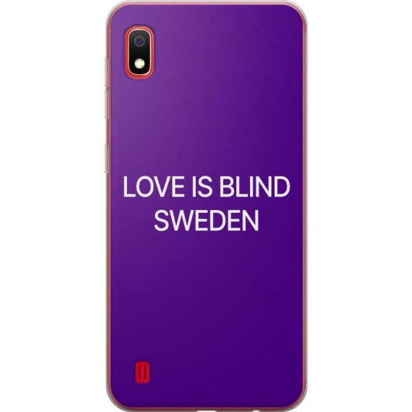 Samsung Galaxy A10 Gennemsigtig cover Kærlighed er Blind