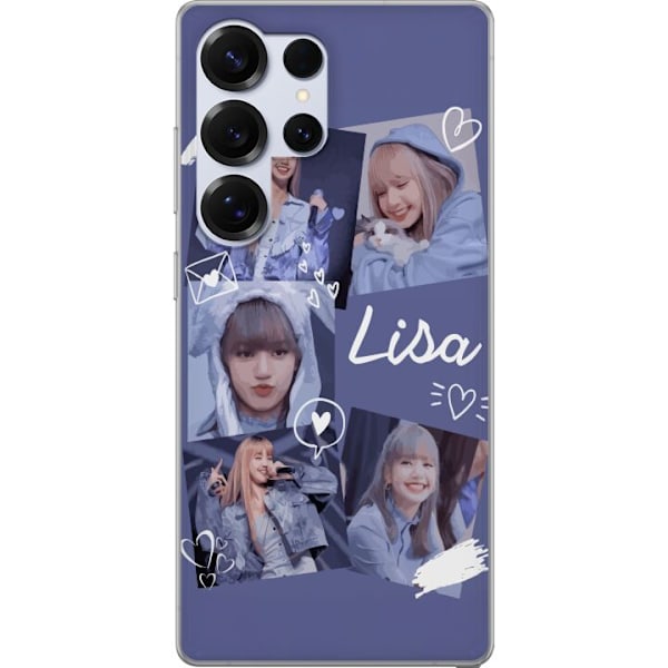 Samsung Galaxy S25 Ultra Läpinäkyvä kuori Lisa Blackpink – Aesthetic K-pop Queen
