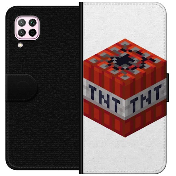 Huawei P40 lite Lompakkokotelo Minecraft TNT