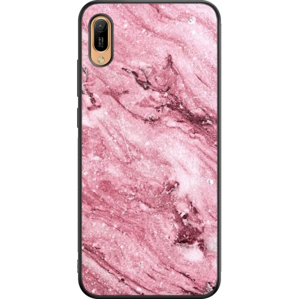 Huawei Y6 (2019) Sort cover Glitter Marmor