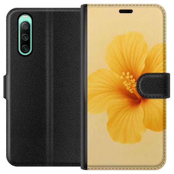 Sony Xperia 10 IV Lompakkokotelo Lemon Zing