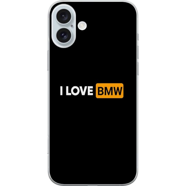 Apple iPhone 16 Plus Läpinäkyvä kuori BMW