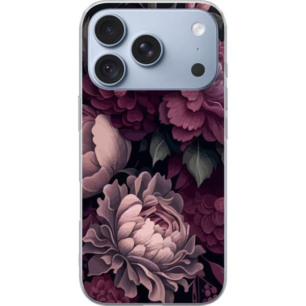 Kompatibelt Mobilskal till Apple iPhone 17 Pro Blommor