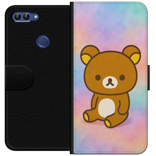 Huawei P smart Lompakkokotelo Kawaii Sanrio Rilakkuma