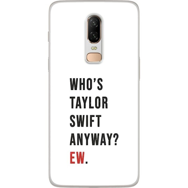 OnePlus 6 Läpinäkyvä kuori Taylor Swift