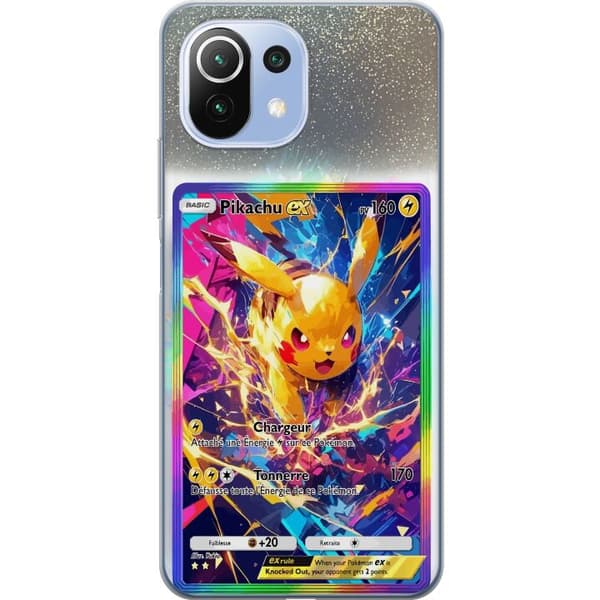 Kompatibelt Mobildeksel til Xiaomi 11 Lite 5G NE Pikachu gul