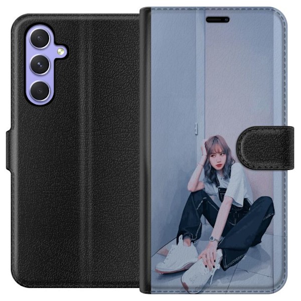 Samsung Galaxy A54 Tegnebogsetui Lisa from Blackpink – K-pop Style Icon