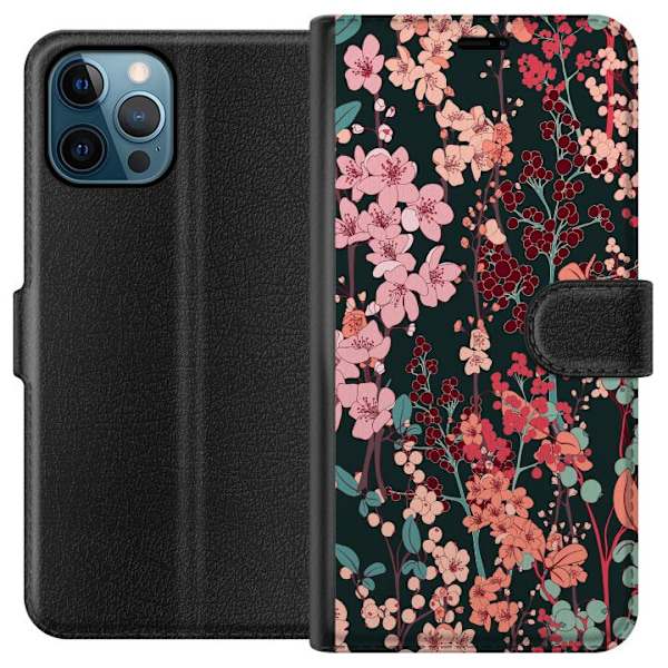 Apple iPhone 12 Pro Max Tegnebogsetui Urteagtig Retro