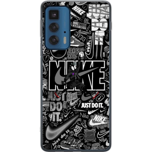 Motorola Edge 20 Pro Gennemsigtig cover Nike