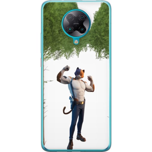 Xiaomi Poco F2 Pro Gennemsigtig cover Fortnite - Meowscles