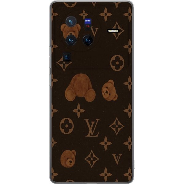 vivo X80 Pro Gjennomsiktig deksel Plush Luxe