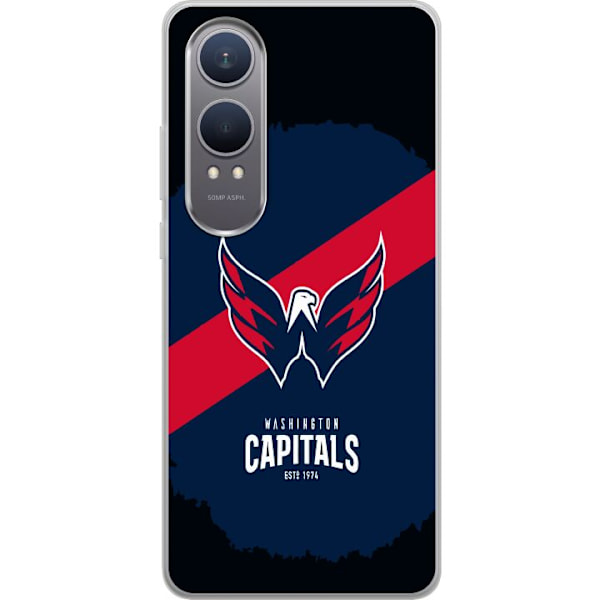 OnePlus Nord CE4 Lite Läpinäkyvä kuori Washington Capitals