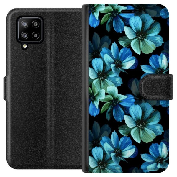 Samsung Galaxy A42 5G Tegnebogsetui Blomster