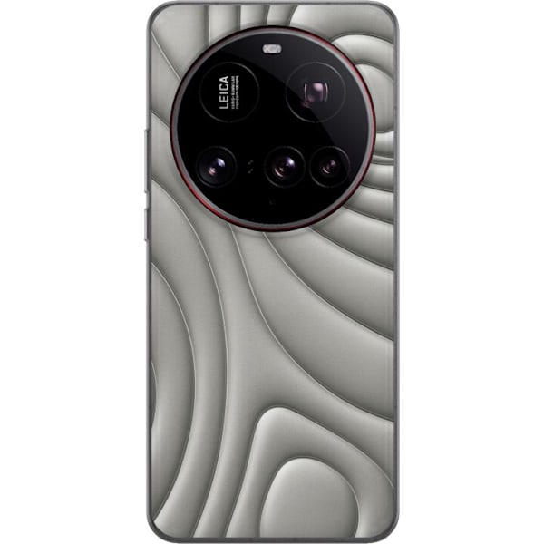 Xiaomi 15 Ultra Gennemsigtig cover Sølvbølger