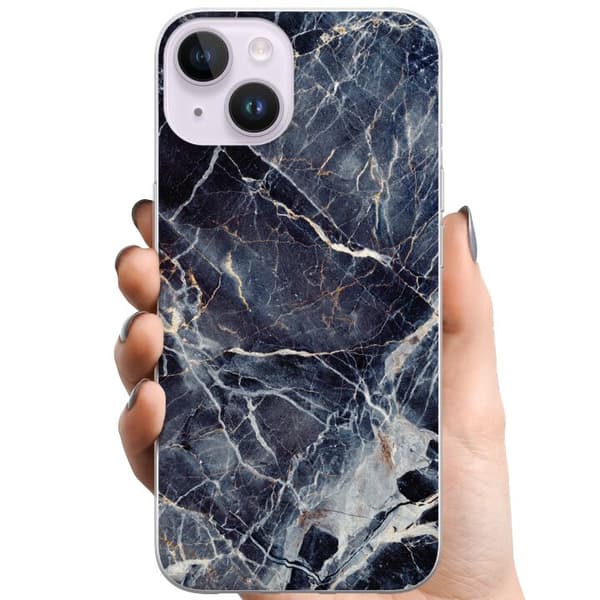 Kompatibelt Mobilskal till Apple iPhone 15 Marbled