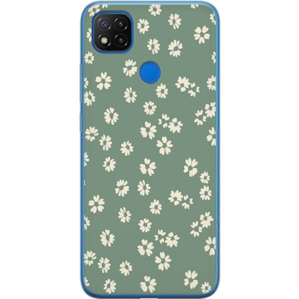 Xiaomi Redmi 9C Genomskinligt Skal Blomsterdröm – färgglatt blommönster