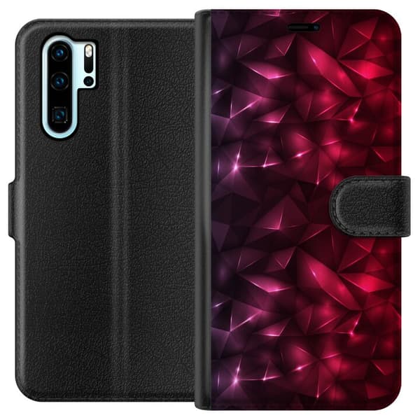 Kompatibel Tegnebogsetui til Huawei P30 Pro Fristernde Rød