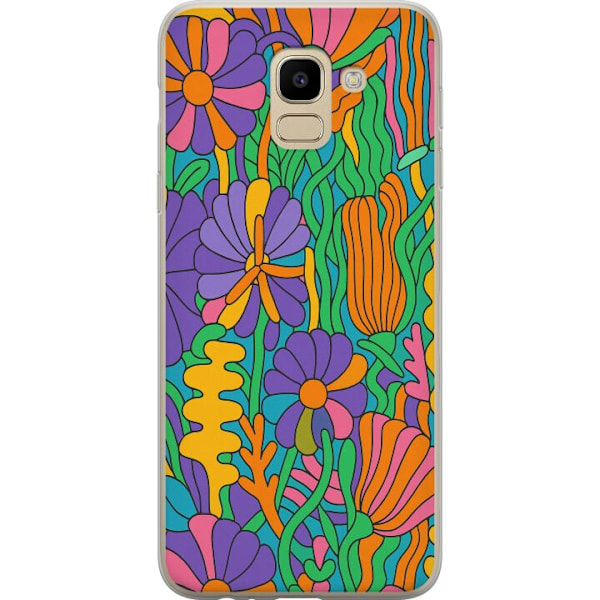 Samsung Galaxy J6 Genomskinligt Skal Color Pop