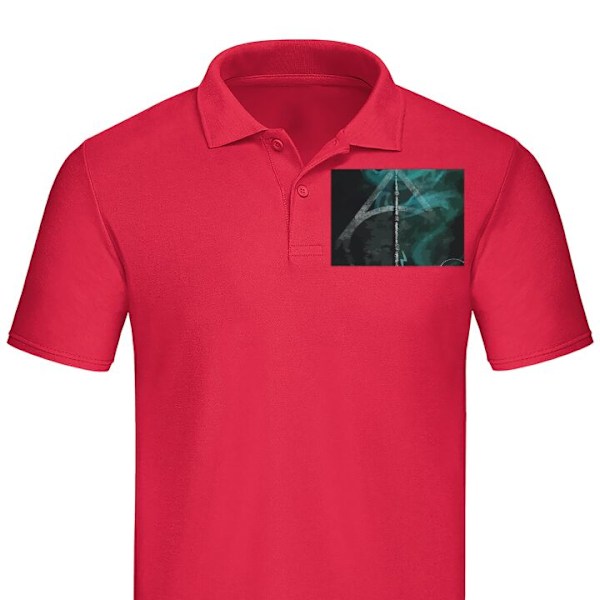 Poloshirt til Voksen | Elegant Poloshirt Harry Potter Rød Stor