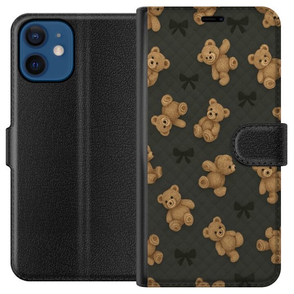 Apple iPhone 12  Lompakkokotelo Teddy Halauksia