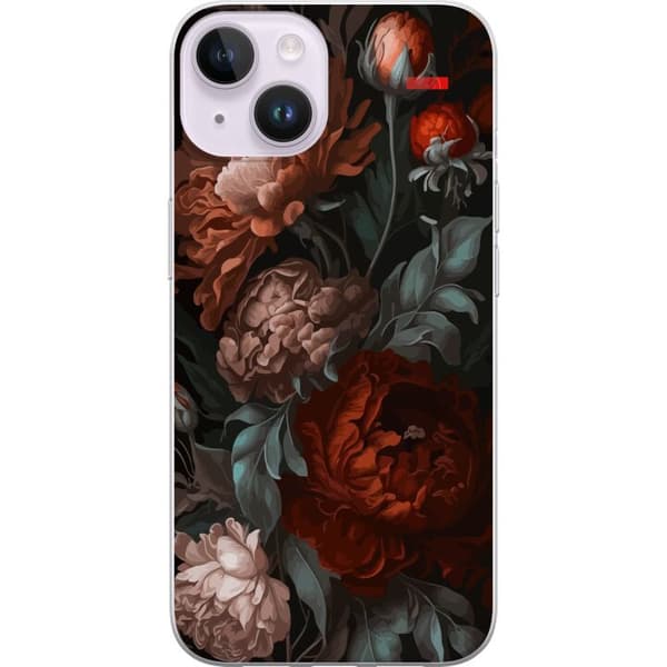 Kompatibelt Mobildeksel til Apple iPhone 14 Blommor