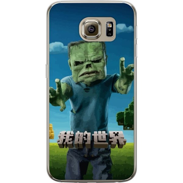 Samsung Galaxy S6 Läpinäkyvä kuori A Minecraft Movie