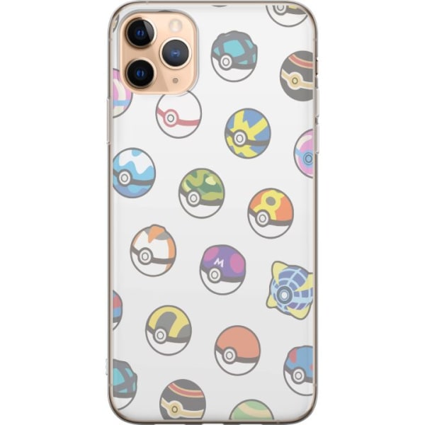 Apple iPhone 11 Pro Max Gennemsigtig cover Pokemon