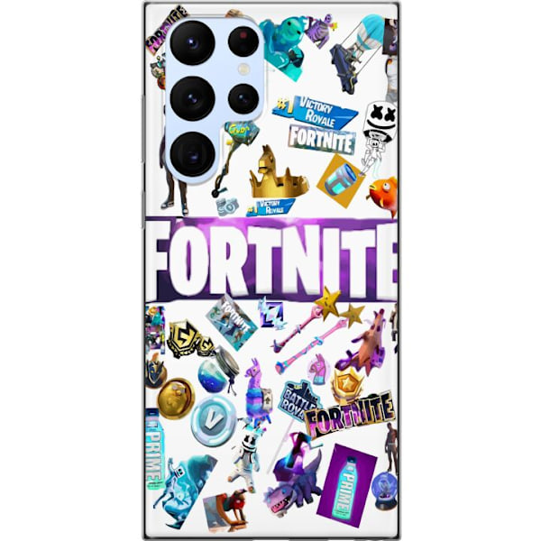 Samsung Galaxy S22 Ultra 5G Gennemsigtig cover Fortnite