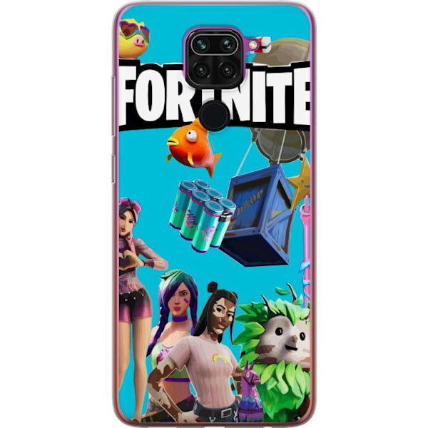 Xiaomi Redmi Note 9 Läpinäkyvä kuori Fortnite