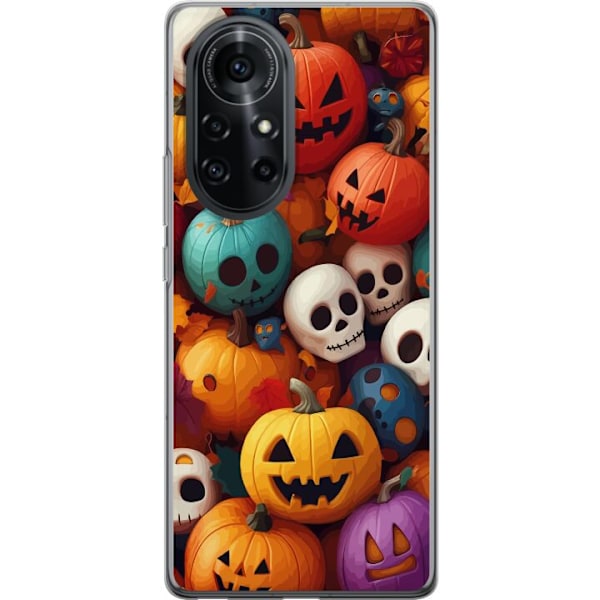 Huawei nova 8 Pro Gennemsigtig cover Halloween mønster 2024