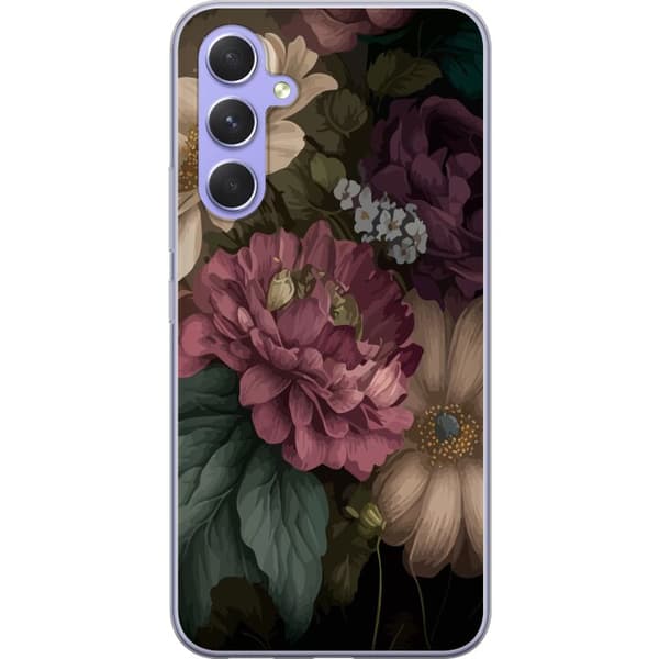 Kompatibelt Mobildeksel til Samsung Galaxy A54 Blomster