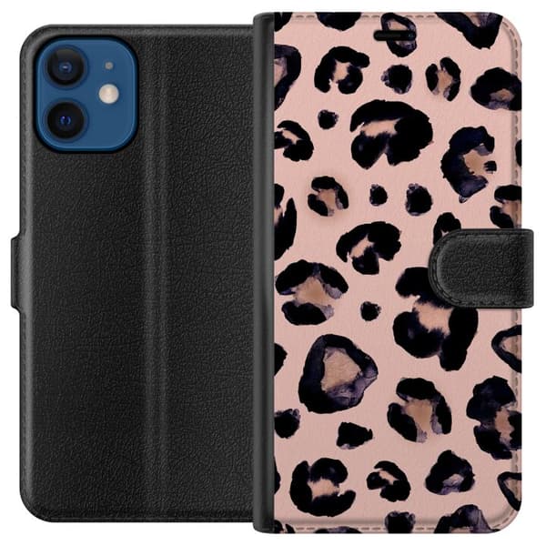 Kompatibel Tegnebogsetui til Apple iPhone 12 mini Flot Leo