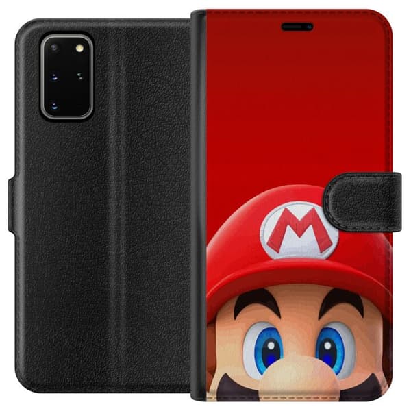Yhteensopiva Lompakkokotelo Samsung Galaxy S20+ Super Mario