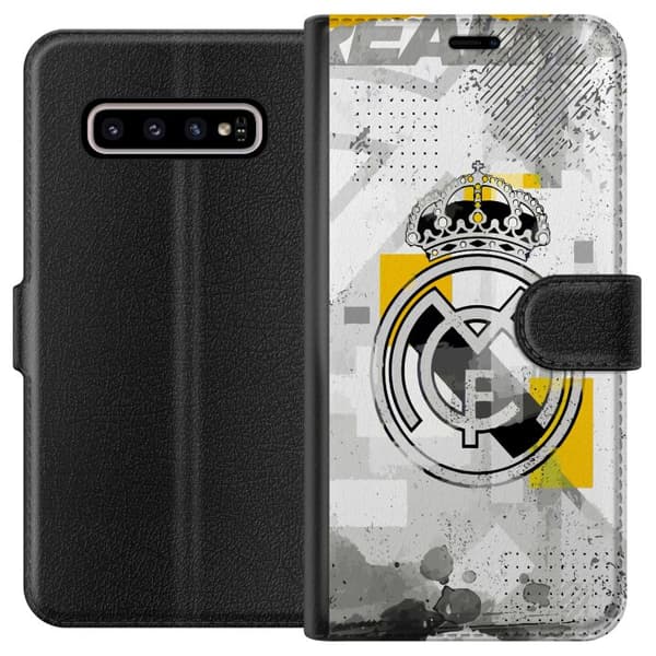 Kompatibel Tegnebogsetui til Samsung Galaxy S10+ Real Madrid