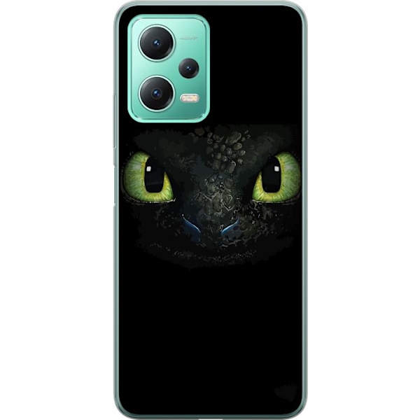 Xiaomi Redmi Note 12 Genomskinligt Skal How to Train Your Dragon (Draktränaren)