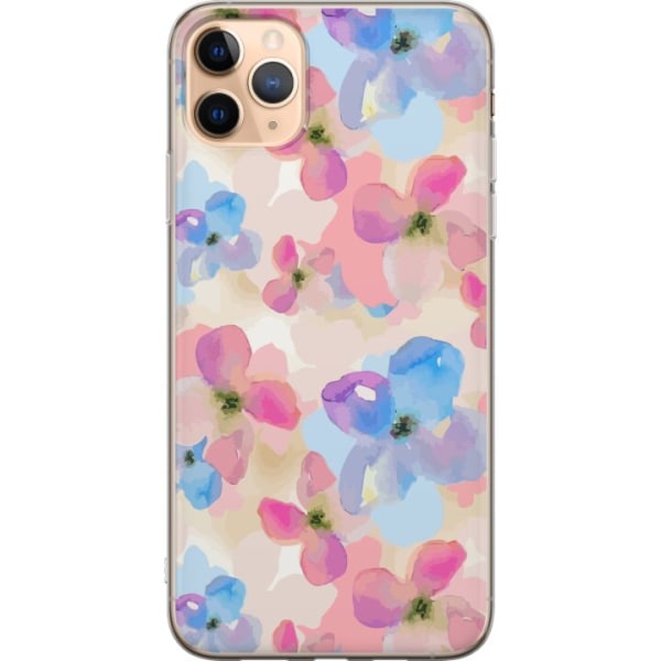 Apple iPhone 11 Pro Max Genomskinligt Skal Blomsterlyx