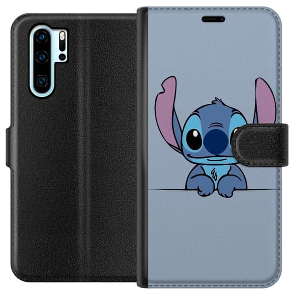 Kompatibelt Lommeboketui til Huawei P30 Pro Lilo & Stitch