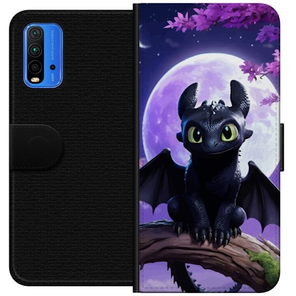 Xiaomi Redmi Note 9 4G Tegnebogsetui Dragetræneren